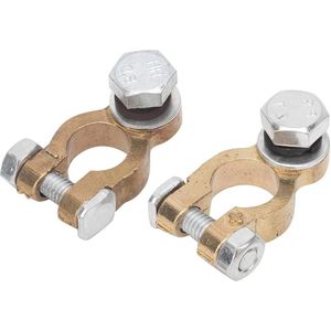 Allecto Plus - Accuklemmen 2 stuks 300A voor auto's en vrachtwagens - M10 enkele schroef