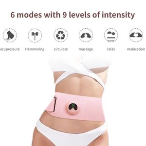 Elektrische Buikmassageband - Vibrerende Afslankriem - Met Warmtefunctie - Voor Spierstimulatie en Massage