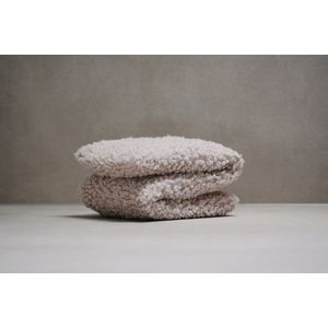 Loeiwarm - Paula - Pittenzak - Kersenpitkussen - Wasbare Hoes - Beige - 60 x 15 cm