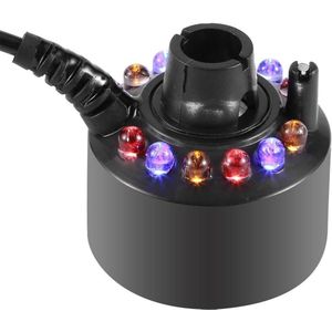Waterverstuiver met 12 leds - geschikt voor waterreservoir binnenfontein - EU-stekker .