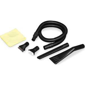 Parkside Autobinnenreinigingsset - Set: 7-delig - Voor een grondige reiniging van het voertuiginterieur - Geschikt voor nat en droogzuigers - Autoreinigingset voor de binnenkant van je auto -Incl: Verlengslang, autosproeier, XL voegenzuigmond, etc.