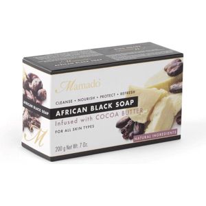 (MAMADO) AFRICAN BLACK SOAP COCOA BUTTER 200GR