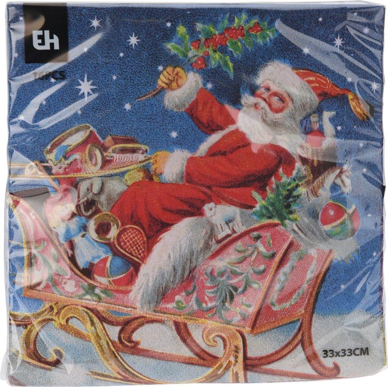 Nampook - Servetten - 33x33 cm - 16 stuks - 3-laags