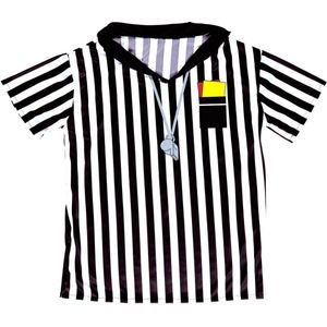 Ditscheidsrechter - Scheidsrechtersshirt - Zwart-Wit - Korte Mouwen