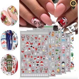 GUAPÀ® Nagelstickers | Nagel Stickers Kerst | Nail Art 3D Stickers | Nagelstickers Kinderen | Nail Art Stempel | Nagelstickers Kerst | 6 Vellen Nail Art Kerst Nagel Stickervellen