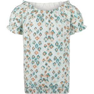 No Way Monday-Meisjes Blouse ss-Licht aqua