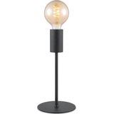 Home Sweet Home - Industriële tafellamp Sola - Zwart - 15/15/30cm - bedlampje - geschikt voor E27 LED lichtbron - gemaakt van Metaal
