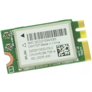 Dell Wireless DW1707 WLAN WiFi 802.11 b/g/n + Bluetooth 4.0 NGFF Card - VRC88