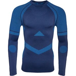 HEAT BOOSTER® Naadloze Heren Thermoshirt - Blauw - Maat XL/XXL (258)