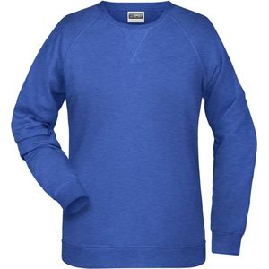 James and Nicholson Dames/dames Raglan Sweatshirt met lange mouwen (Koninklijke Heide)