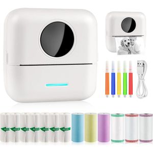 DailySupplies® Mini printer - Pocket Fotoprinter - Thermische - Draadloos voor Mobiel