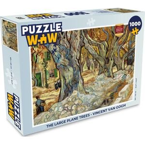 Puzzel The large plane trees - Vincent van Gogh - Legpuzzel - Puzzel 1000 stukjes volwassenen