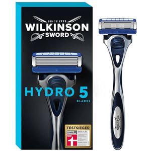 Scheerapparaat voor heren met 5 messen en huidbescherming