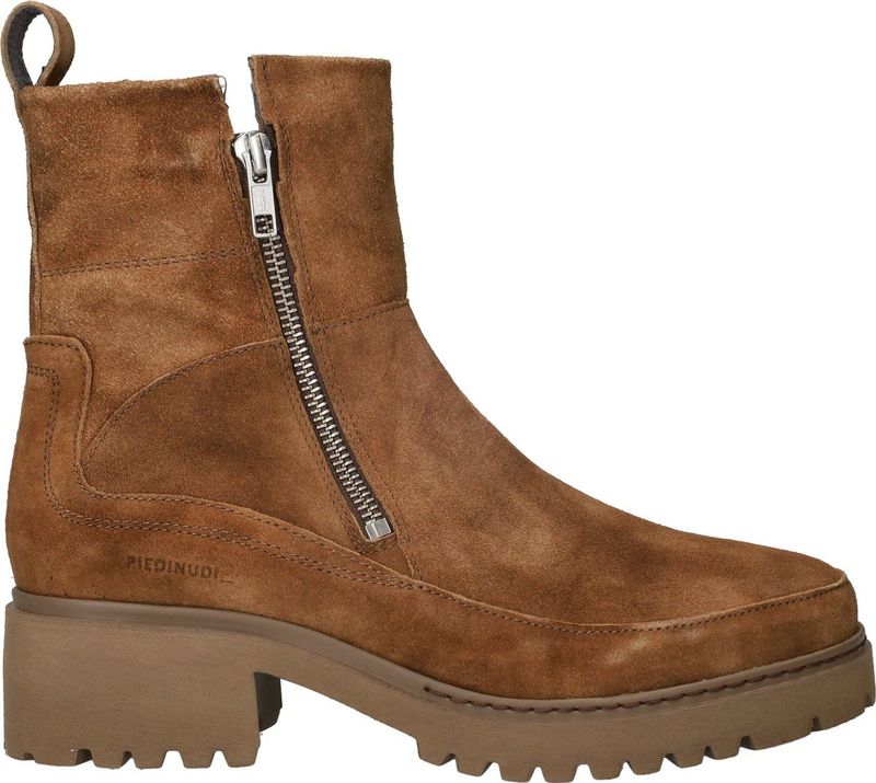 Piedi Nudi - Boots - Cognac - Dames - Suède