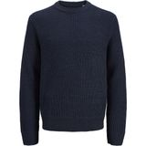 JACK&JONES - JJGLOBAL KNIT CREW NECK PLS - Gebreide Trui - Blauw