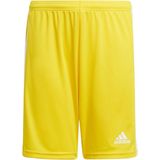 adidas - Squadra 21 Shorts Youth - Gele Voetbalshorts - 152 - Geel