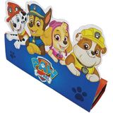 16x Paw Patrol themafeest uitnodingen/kaarten inclusief enveloppen - Paw Patrol kinderfeestje versieringen/decoraties