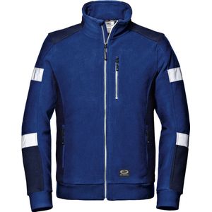 SIR SAFETY COMFORT Hi Vis Reflecterend Microfleece Rits Werktrui HEREN Veiligheidstrui Blauw - Ademend - Drie Zakken