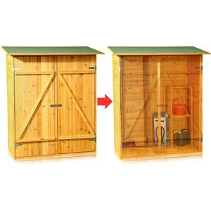 Tuinkast Hout - Tuinkist - Tuinkasten voor Buiten - Tuinberging - 150x80x170cm
