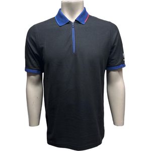 Puma - BMW MMS zip polo - Polo - Manen - Zwart/Blauw/Wit - Maat M