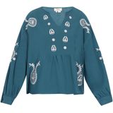 usha - Blouse - V-Ausschnitt - Lange Mouwen - Boho-Chic