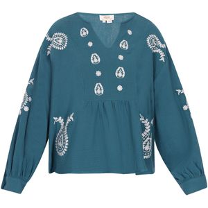 usha - Blouse - V-Ausschnitt - Lange Mouwen - Boho-Chic