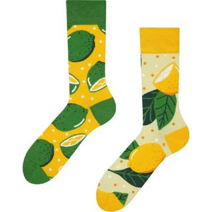 Good Mood Sokken - Limoen en Citroen - Maat 35-38