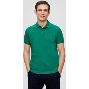 S.Oliver Regular Fit Polo met Logo Groen