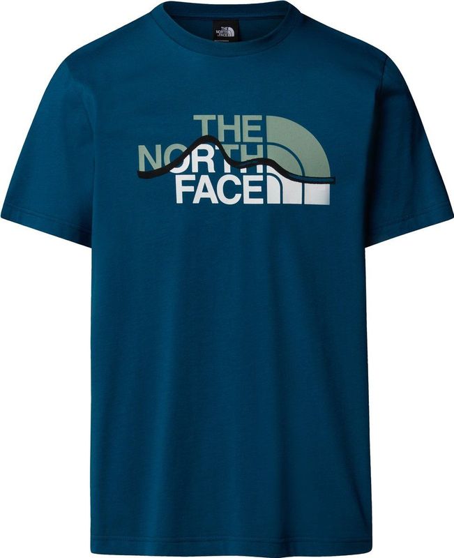 The North Face - SS Mountain Line Tee - T-Shirt - Mineral Ink
