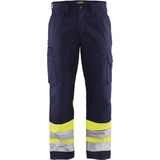 Blaklader Werkbroek High Vis 1564-1811 - Marine/High Vis Geel - D88