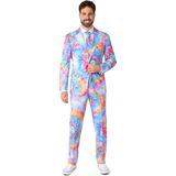 OppoSuits Mr. Tie Dye - Heren Pak - Flower Power Carnavals Kostuum - Meerkleurig - Maat EU 54