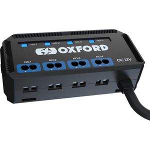 Oxford Verdeel Unit - Oxford Junction Box - Accessoire verdeler Motorfiets of Scooter - Handige Junction box voor Handvatverwarming, Zadelverwarming of meer extra`s op de motor