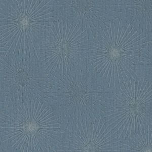 Grafisch behang Profhome 388182-GU vliesbehang hardvinyl warmdruk in reliëf licht gestructureerd met abstract patroon subtiel glinsterend blauw zilver grijs 5,33 m2