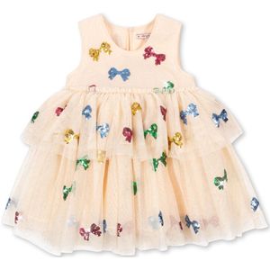 Konges Sløjd Jurk - Tule - Yvonne Bow Kleur - Konges Sløjd - 1 jaar (80) - Jurk