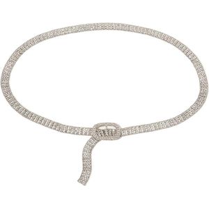 Metalen Dameskettingriem Elegante Riem Kledingdecoratie Bodycon-jurk