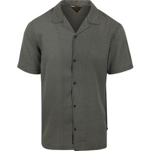 Superdry - Overhemd Short sleeve Zwart Lucy Mono Print - Heren - Maat M - Modern-fit