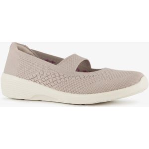 Skechers - Arya Lovesome - Ballerina's - Taupe - Extra Comfort - Memory Foam