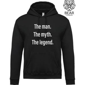 The man, the myth, the legend | Fun hoodie | Grappige hoodie | Maat S