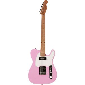 Fazley Sunset Series Tempest 90 Shell Pink elektrische gitaar met gigbag