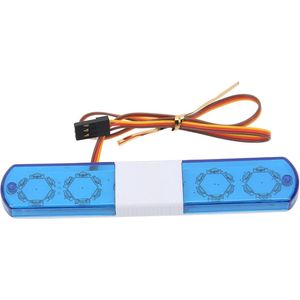 LED Licht Simulatie Ontwerp 4 Modi - Politie Flash Lamp - Alarmerend Licht - Blauw - voor 1/8 1/10 RC Cars .