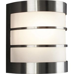 Philips Calgary muurlamp - inox - 60W