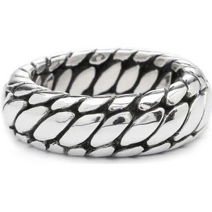 SILK Jewellery - Zilveren Ring - Bold - 353.17 - Maat 17,0