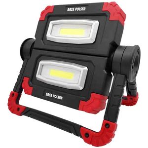 LED COB lamp, oplaadbaar, opvouwbaar, dubbel