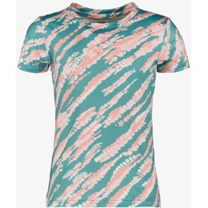 Osaga Dry meisjes sport T-shirt print turquoise - Blauw - Maat 116