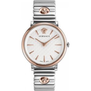 Versace VE8105022 horloge vrouw - Roestvrij Staal - zilver