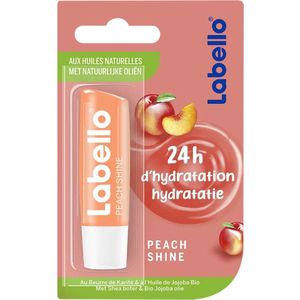 Labello Lippenbalsem Peach Shine - 5,5ml - Lipbalsem - Lipbalm - Lipverzorging