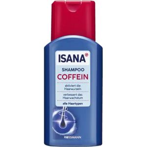 ISANA Coffein Shampoo 250 ml | Helpt bij erfelijke haaruitval - Met Coffeïne en Panthenol | Bevordert activiteit van haarwortels