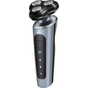 Krachtige 3koppen 9D Scheerapparaat - Usb Oplaadbare Multifunctionele Scheerapparaat - Gezicht + Baard + Body Shaver - Voor perfecte Lichaamshaar verzorging - Unisex - Kleur: Zilver/Zwart