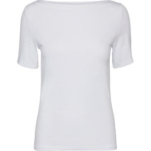 Vero Moda T-shirt Vmpanda Modal S/s Top Noos 10231753 Bright White Dames Maat - XXL