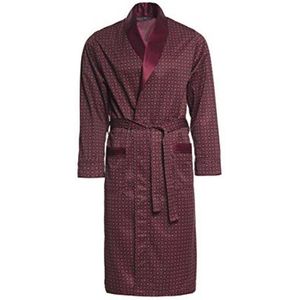 Dunne en Lichte Heren Ochtendjas met Satijnen Glans